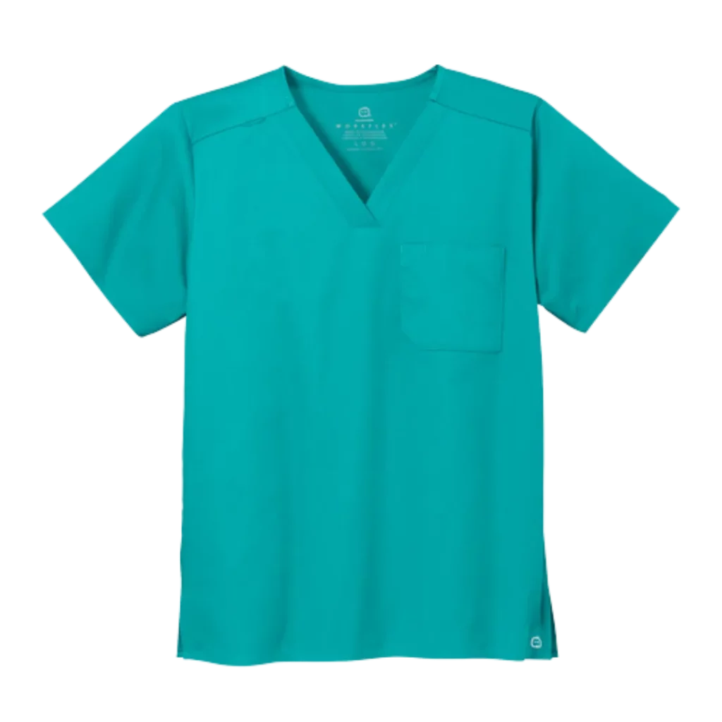 Wink® Unisex WorkFlex Chest Pocket V-Neck Top