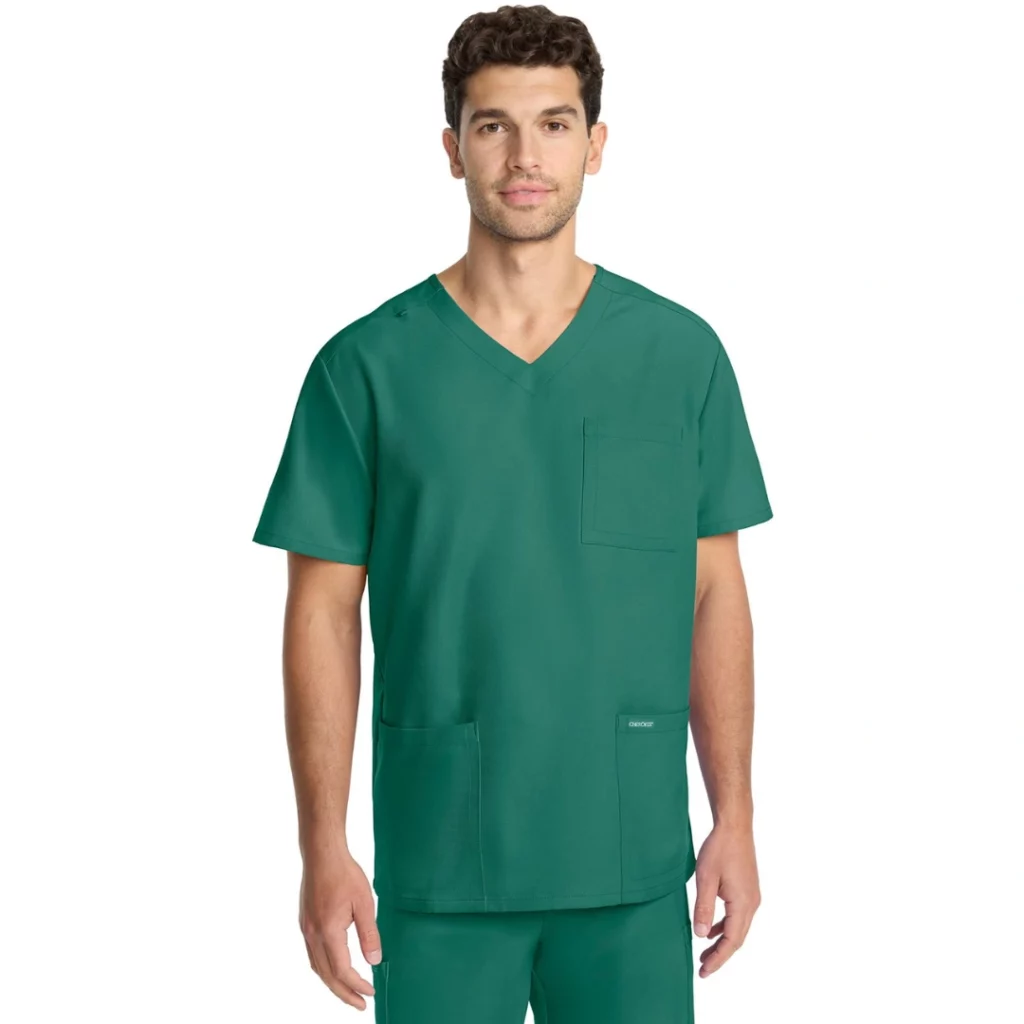 Cherokee WorkWear Originals Ultra Men's Tuck-in V-Neck Top